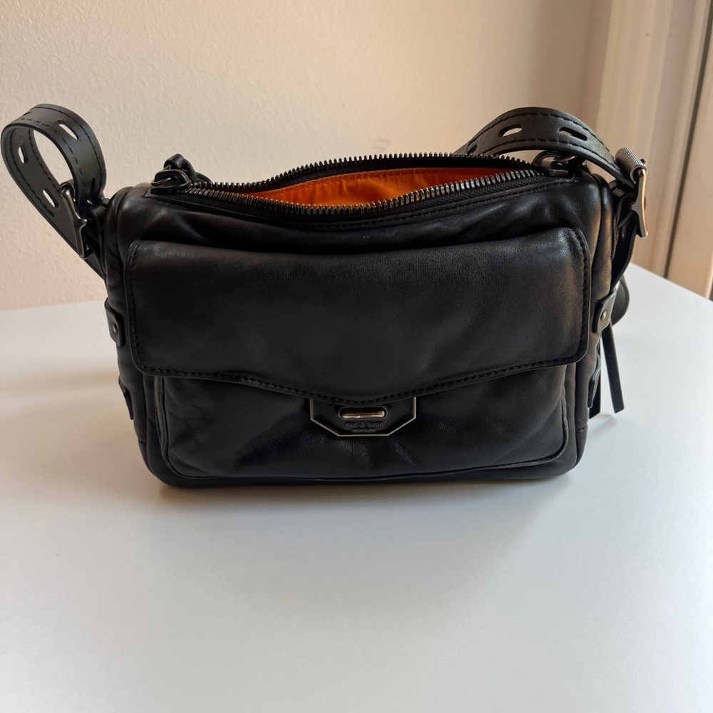 Rag & Bone leather messenger bag.